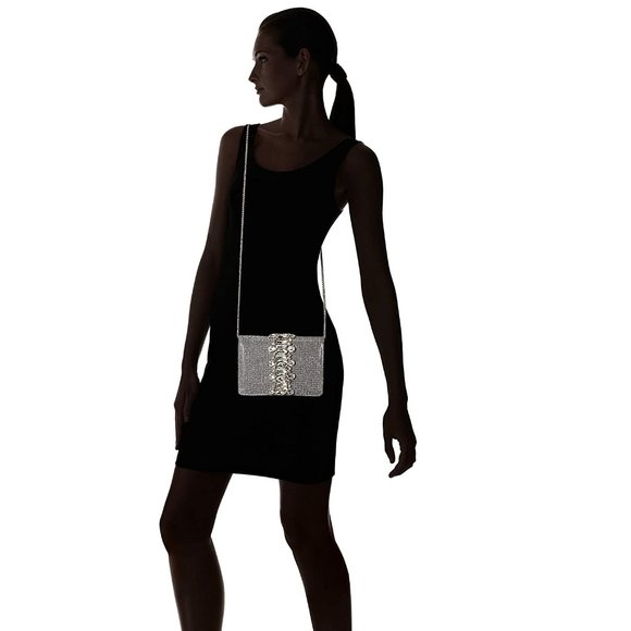 Adrianna Papell Sandi Pewter Small Flap Clutch - Picture 6 of 7